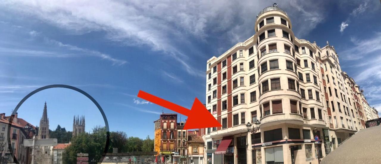 Viendo La Catedral Desde Plaza Vega Daire Burgo Dış mekan fotoğraf